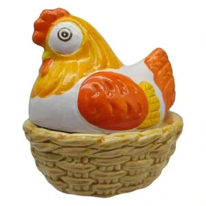 Vintage George Good Hen on Nest Pair of Salt & Pepper Shakers
